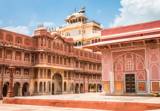 City Palace Jaipur royal architecture and courtyard view