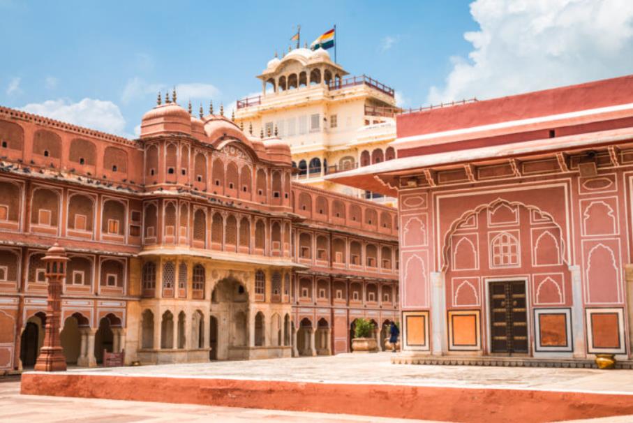 City Palace Jaipur royal architecture and courtyard view